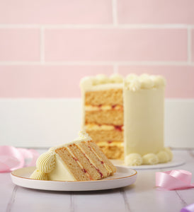 White Ribbons and Ruffles Cake - 2nd image