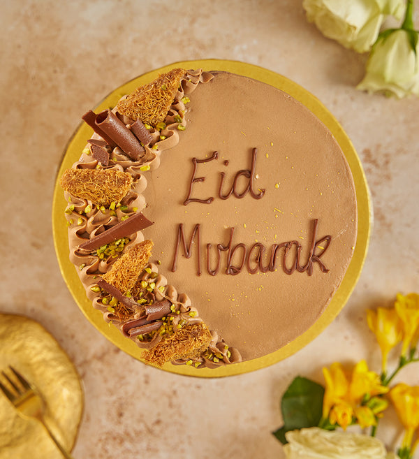 Eid Pistachio Kunafa Cake