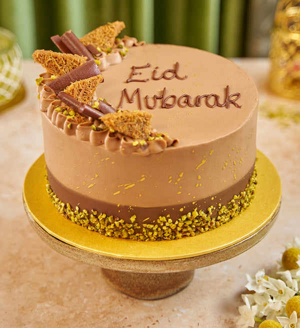 Eid Pistachio Kunafa Cake