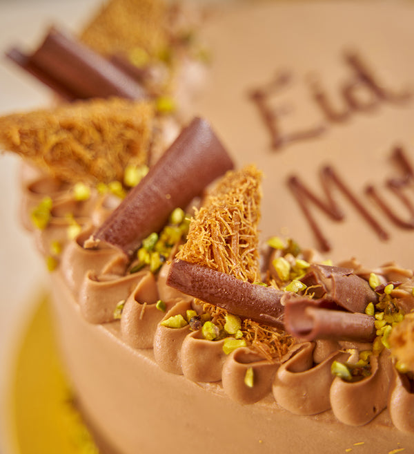 Eid Pistachio Kunafa Cake