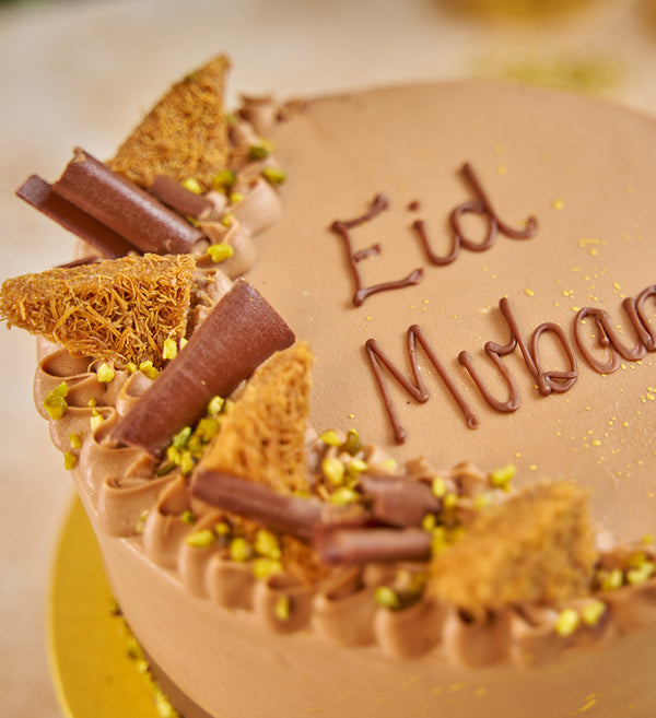 Eid Pistachio Kunafa Cake