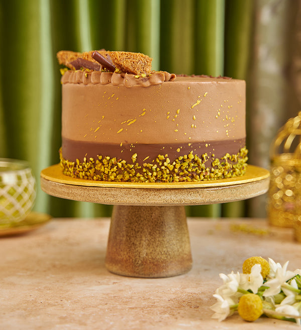Eid Pistachio Kunafa Cake
