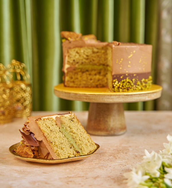 Eid Pistachio Kunafa Cake