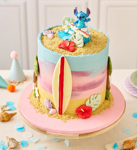 Disney Lilo and Stitch Themed Tall Cake