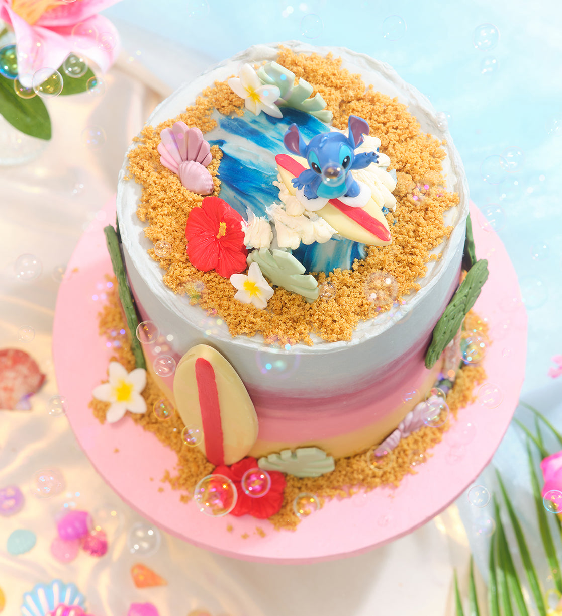 Disney Lilo and Stitch Themed Tall Cake Lola's — free download