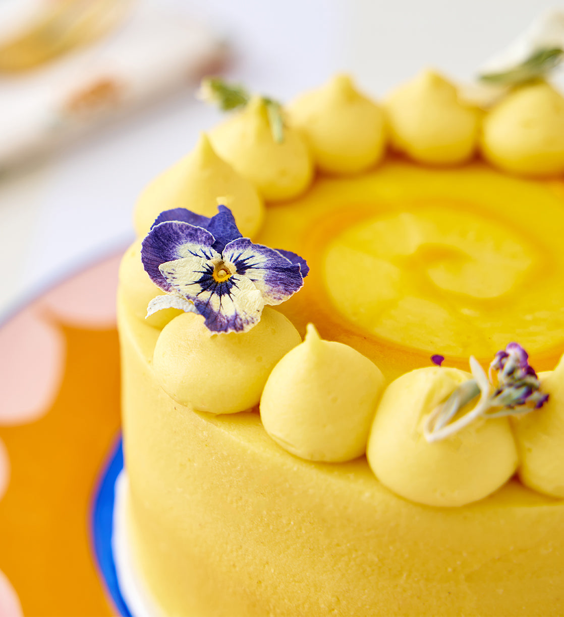 Mango and Yuzu Bento Cake