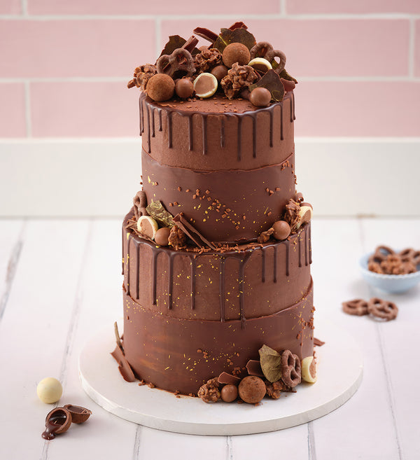 Chocolate Mini Two Tier Loaded Cake