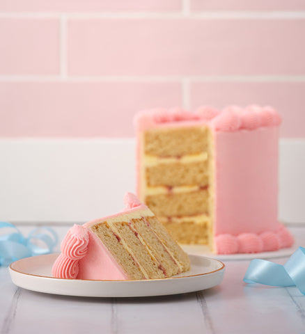 Pink Ribbons and Ruffles Cake