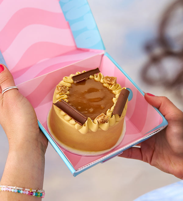 Miso, Caramel and Chocolate Bento Cake