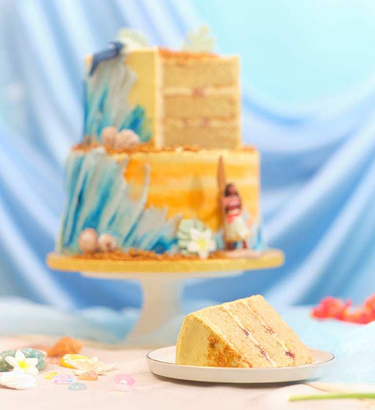 Disney Moana Themed Two Tier Cake - 2nd image