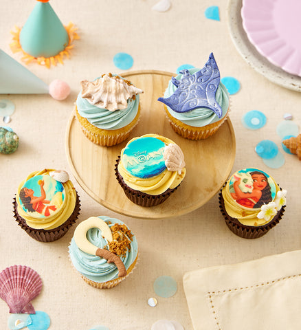 Disney Moana Themed Cupcake Box