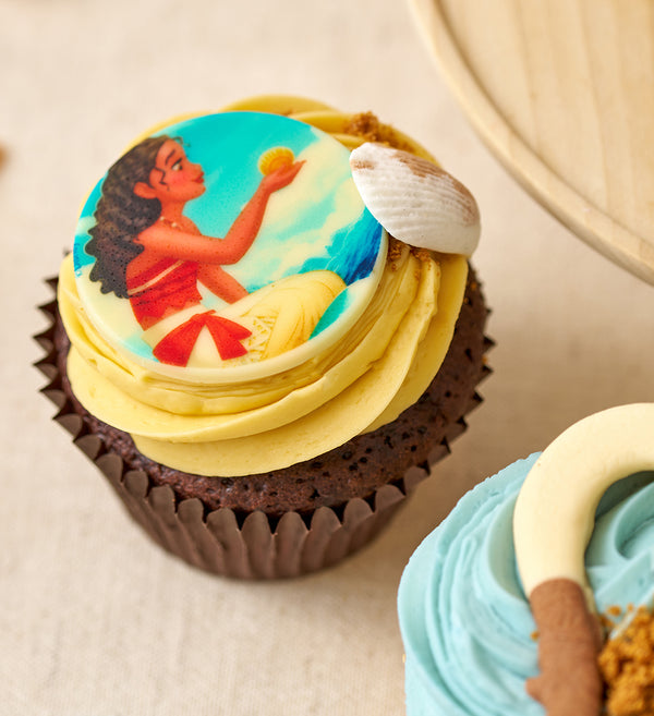 Disney Moana Themed Cupcake Box