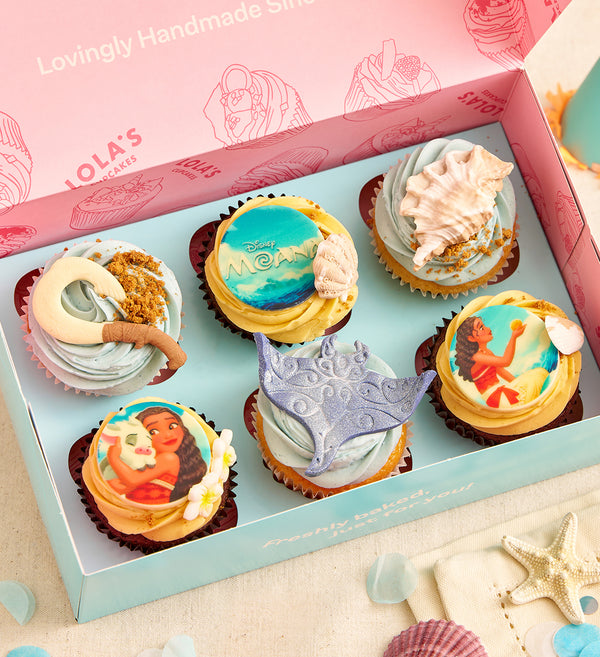 Disney Moana Themed Cupcake Box