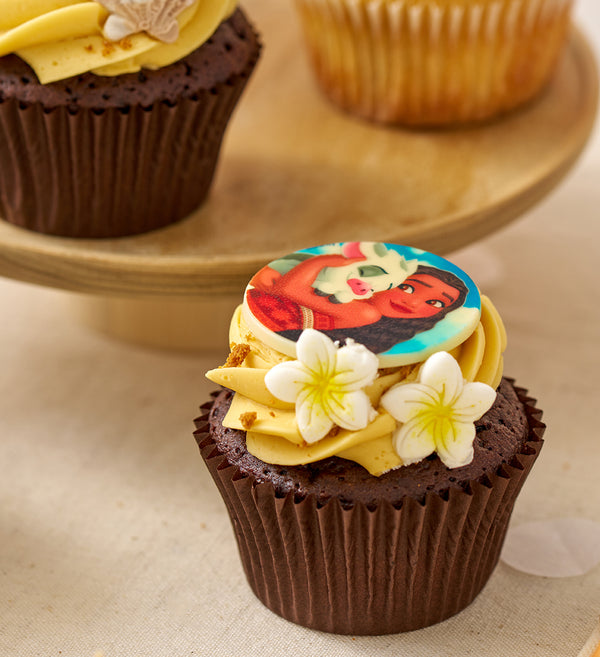 Disney Moana Themed Cupcake Box