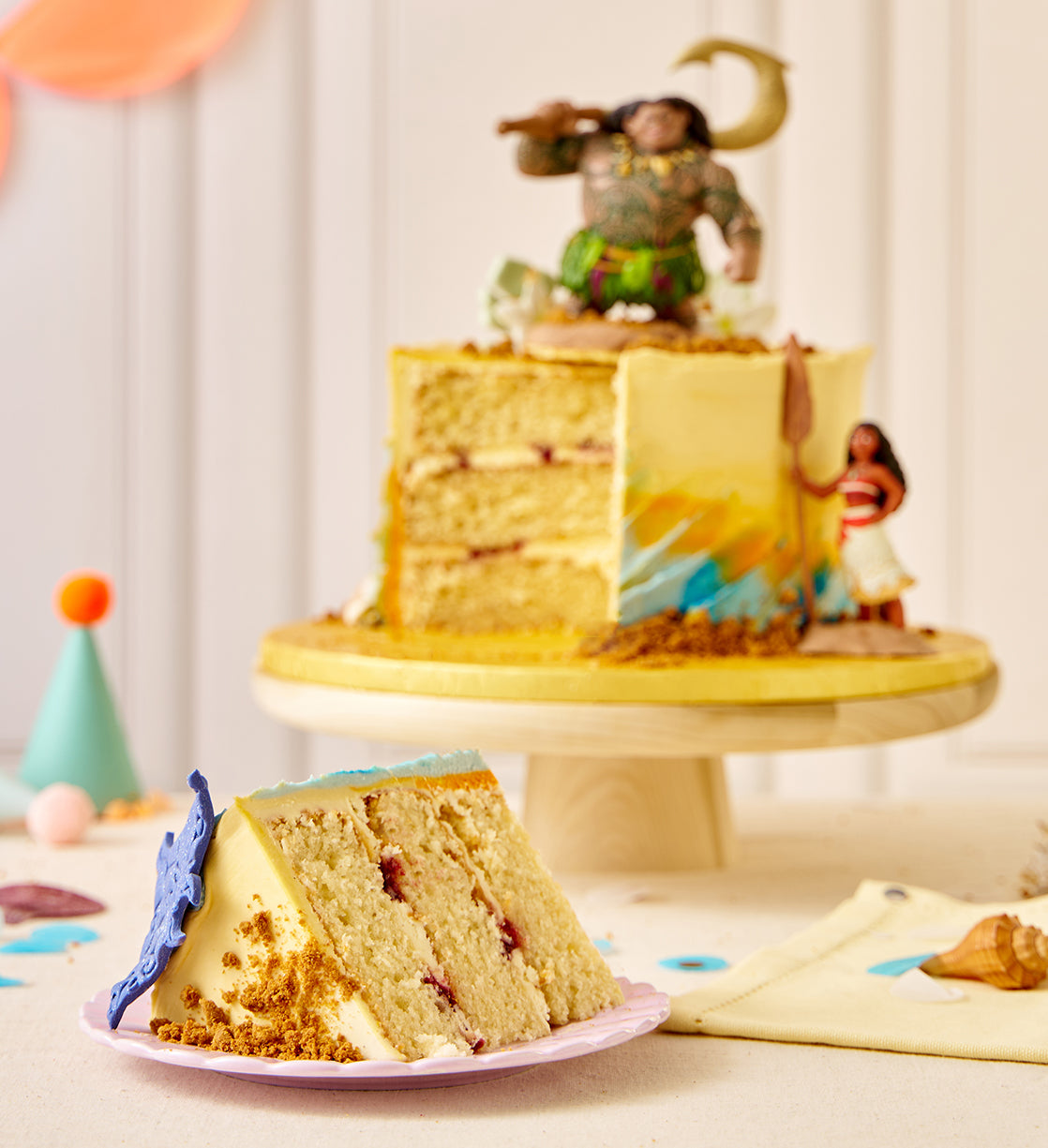 Disney Moana Themed Cake