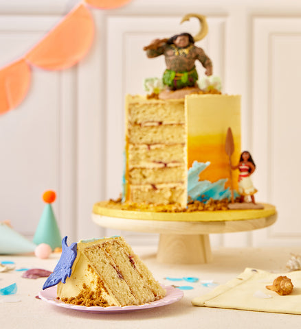 Disney Moana Themed Tall Cake