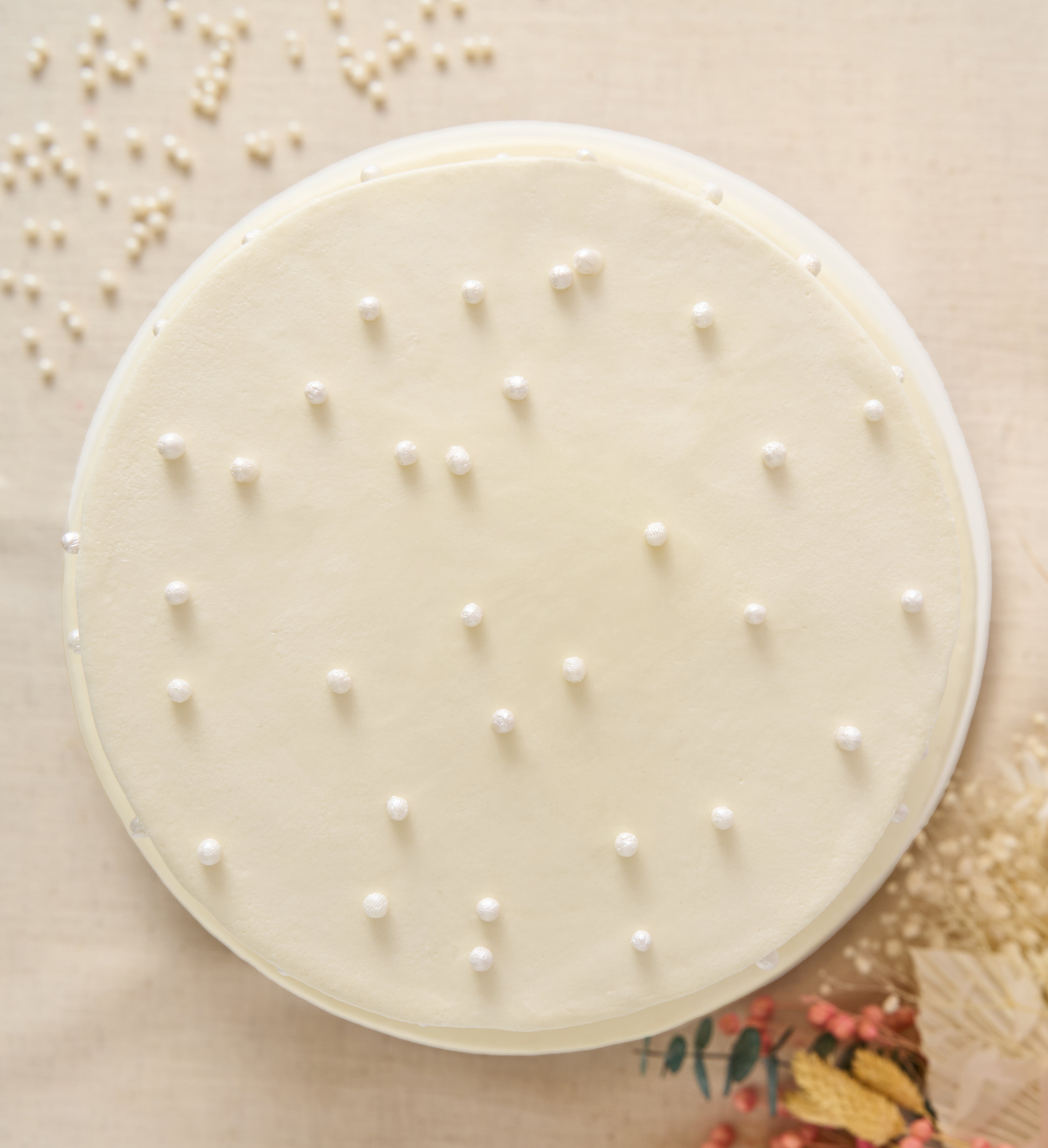 Ivory Pearl Cake