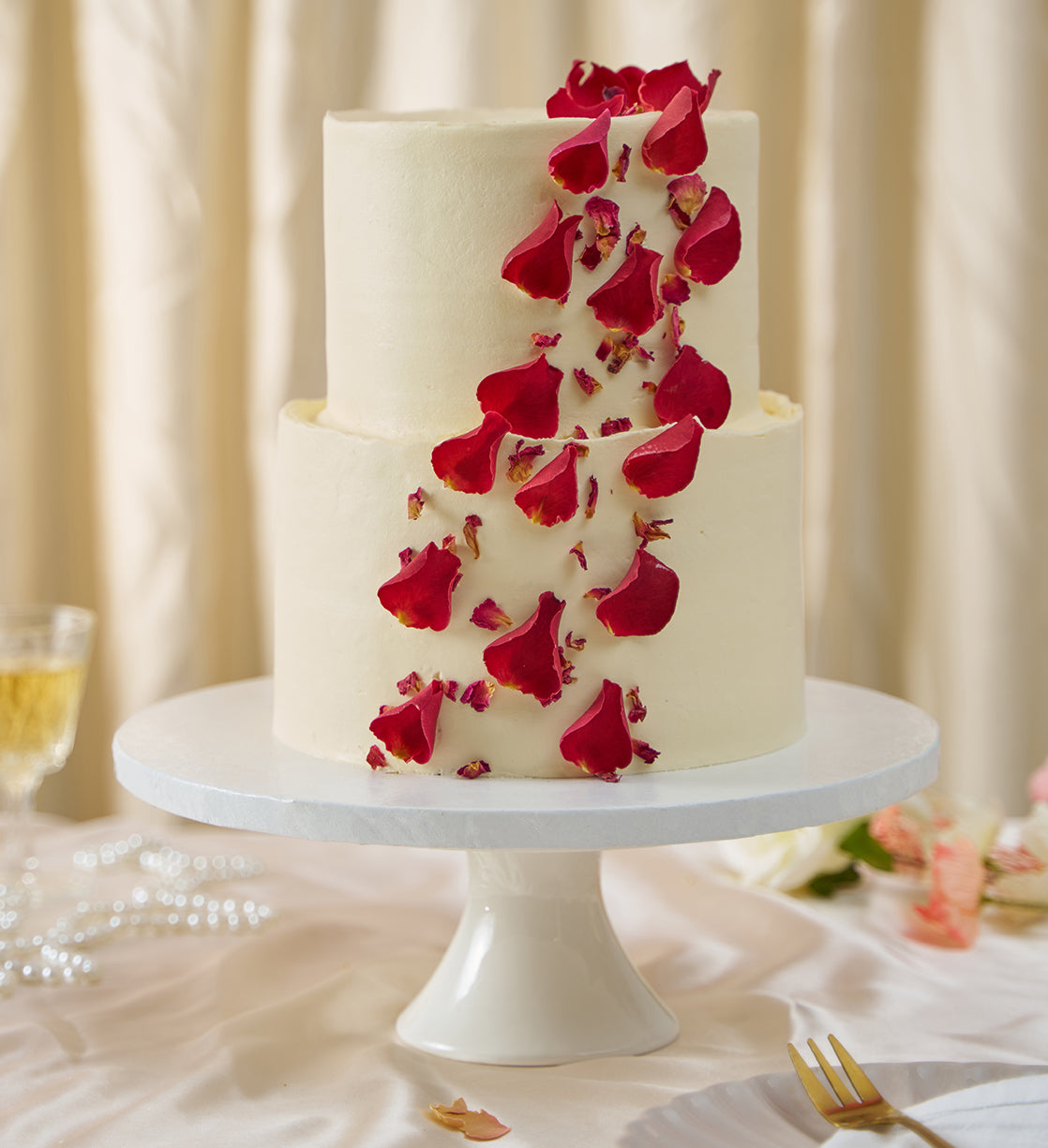 Rose Petal Cake