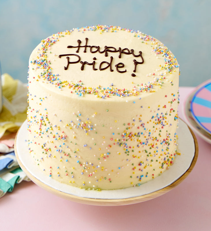 Rainbow Vanilla Cake