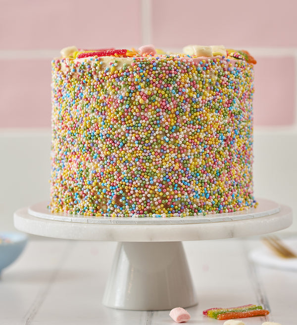 Rainbow Sprinkle Nationwide Cake NEW