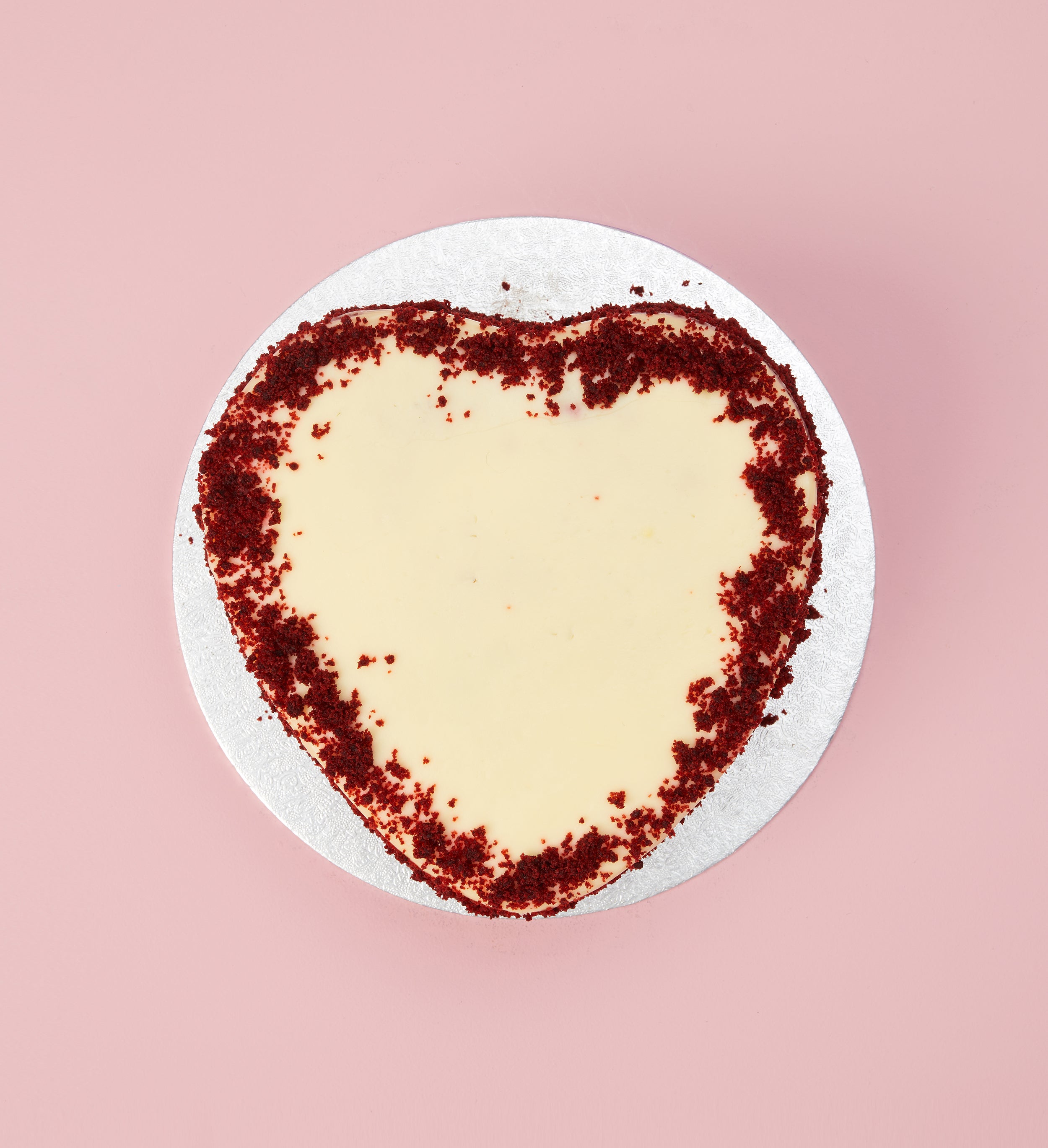 Red Velvet Heart Cake