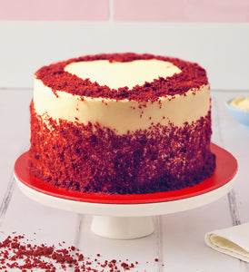 Valentines Red Velvet Heart Cake