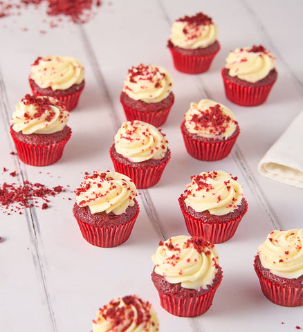 Red Velvet Mini Cupcake Box