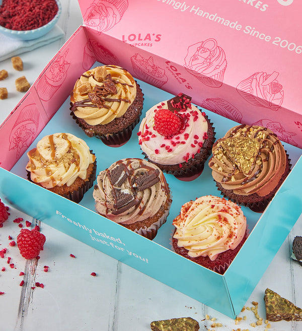 New Assorted Classic Cupcake Box