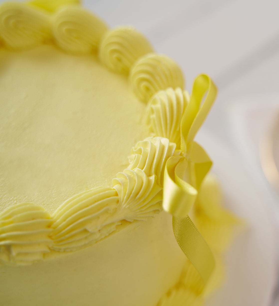 Vegan Lemon and Raspberry Ribbons and Ruffles Cake