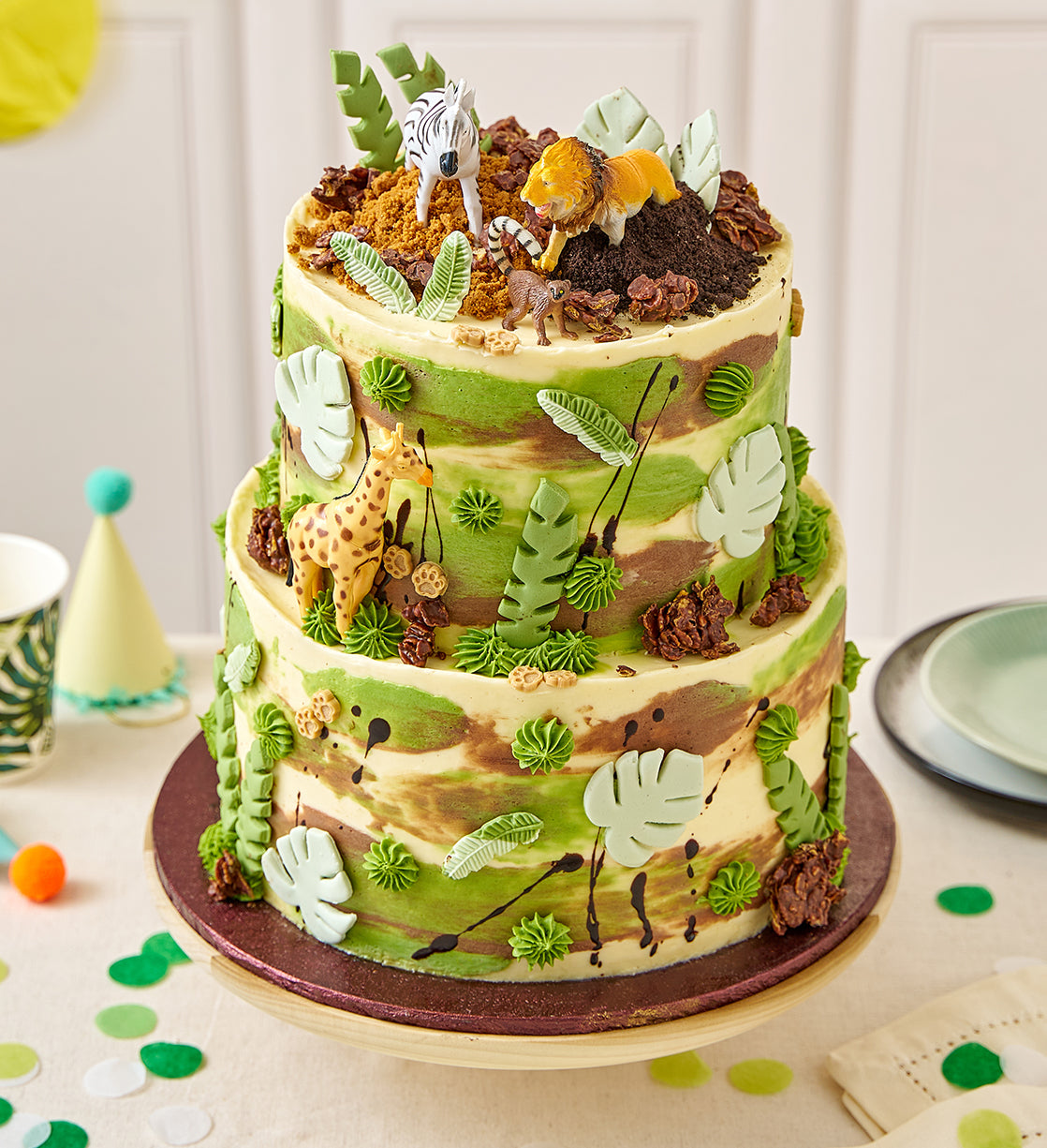 Safari Two Tier Cake