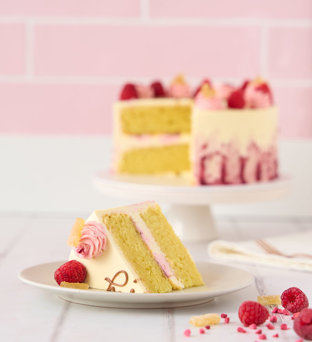 Lemon and Raspberry Cake – Lola's