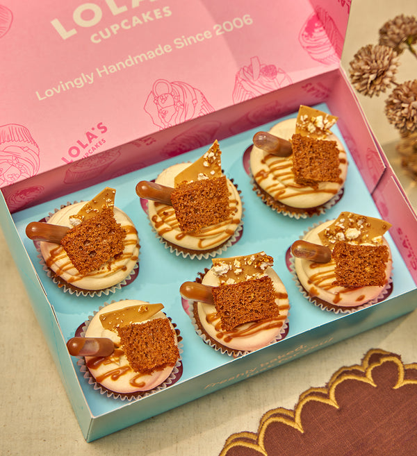Sticky Toffee Cupcake Box