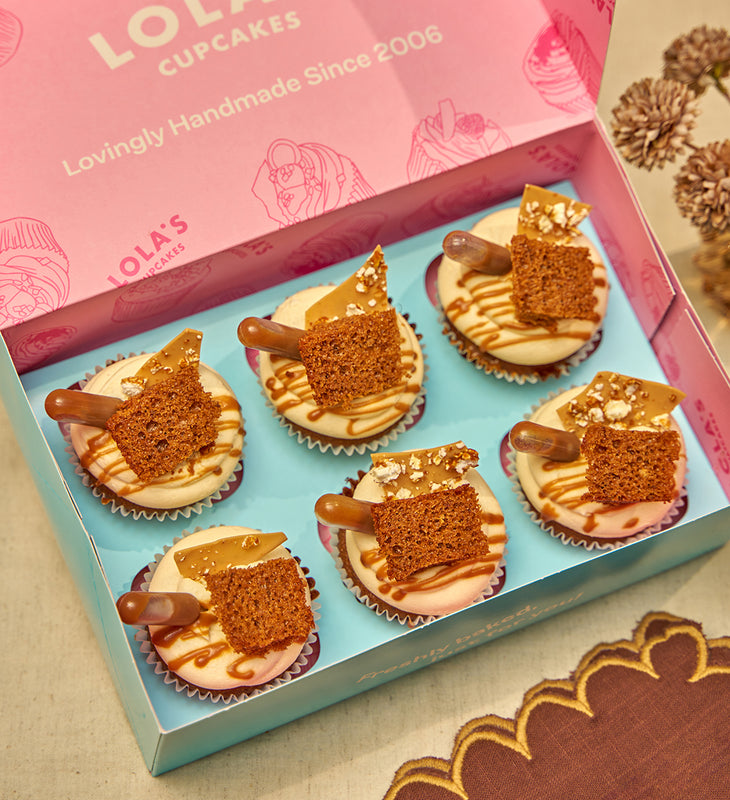 Sticky Toffee Cupcake Box
