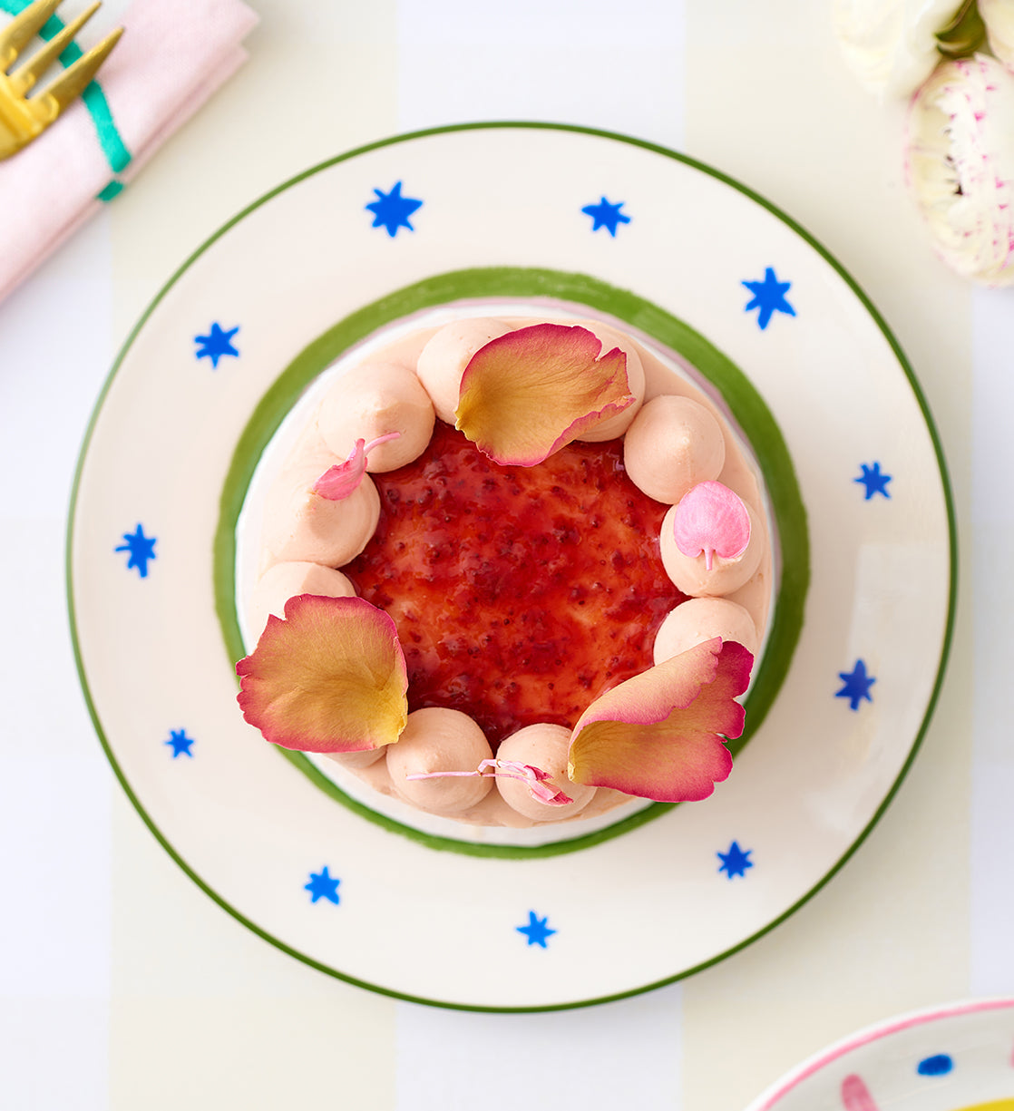 Strawberry Sakura Bento Cake