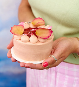 Strawberry Sakura Bento Cake