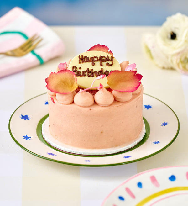 Strawberry Sakura Bento Cake