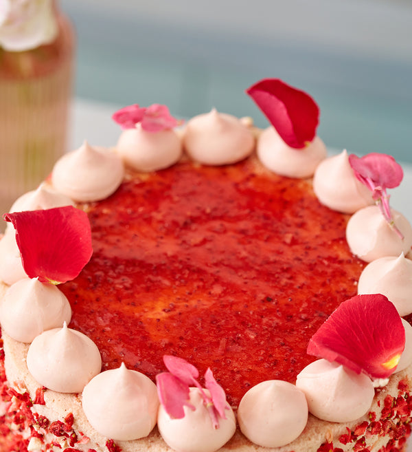 Strawberry Sakura Cake