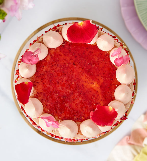 Strawberry Sakura Cake