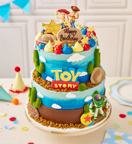 Disney Toy Story Themed Two Tier Cake