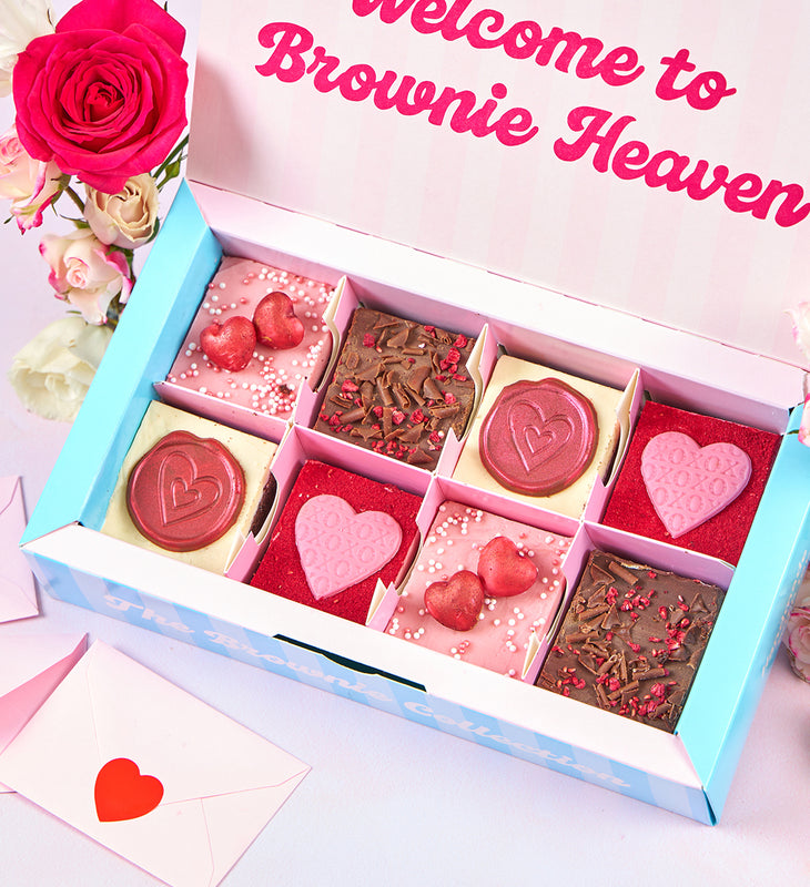 Valentines Brownie 8 Box - 2nd image