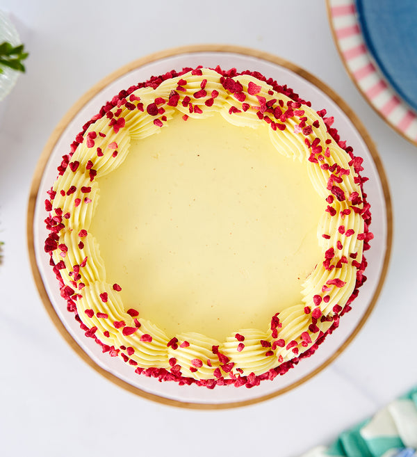 Vegan and Gluten Free Lemon and Raspberry Nationwide Cake