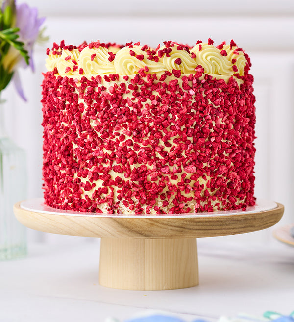 Vegan and Gluten Free Lemon and Raspberry Nationwide Cake