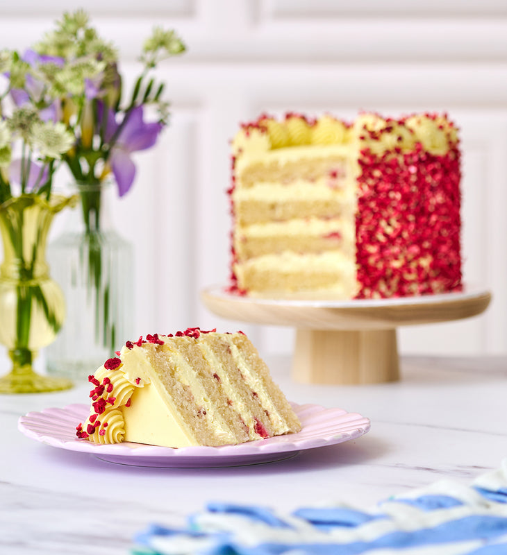 Vegan and Gluten Free Lemon and Raspberry Nationwide Cake - 2nd image