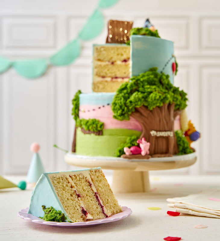 Disney Winnie The Pooh Themed Two Tier Cake - 2nd image