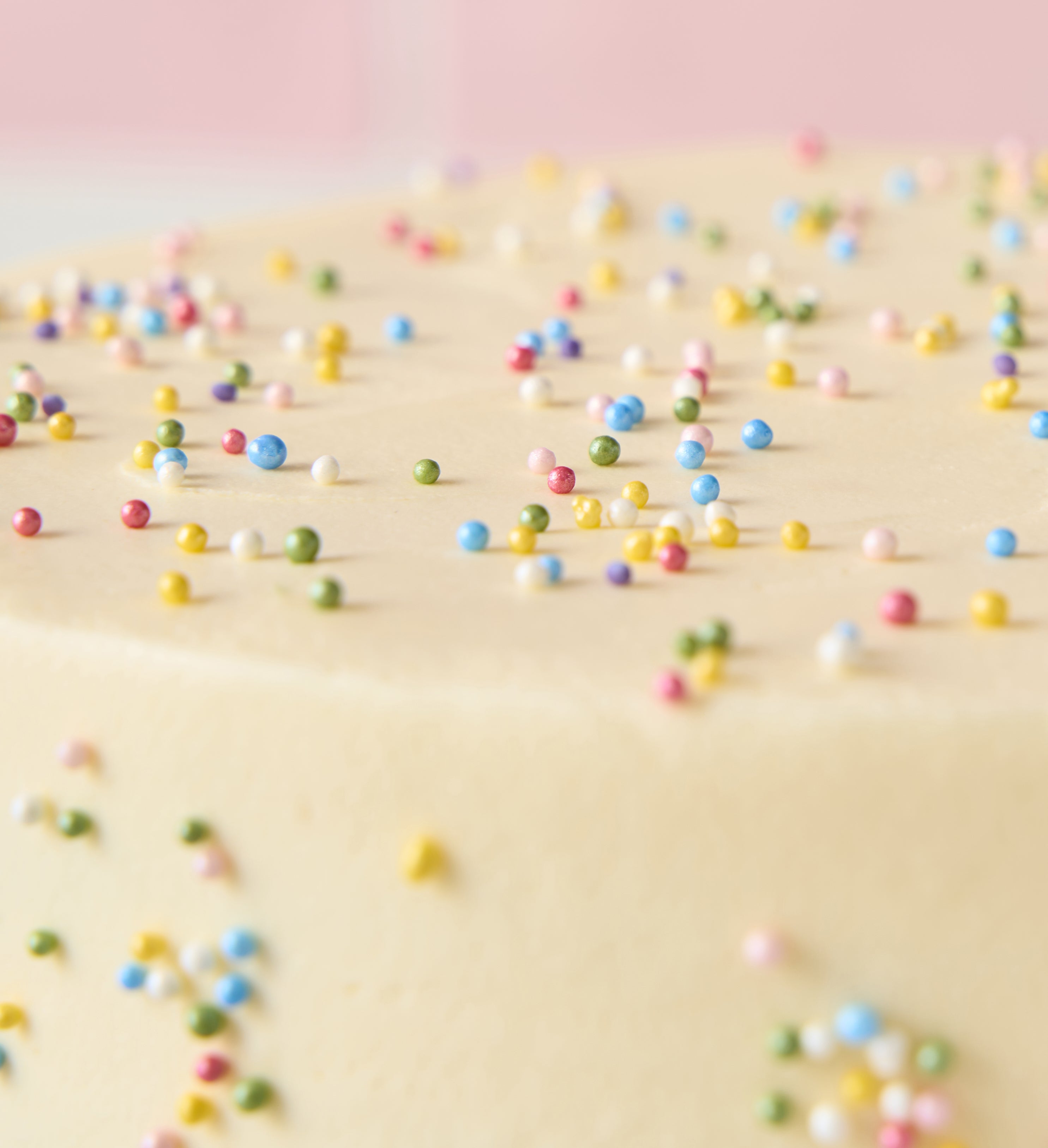 Rainbow Vanilla Tall Cake