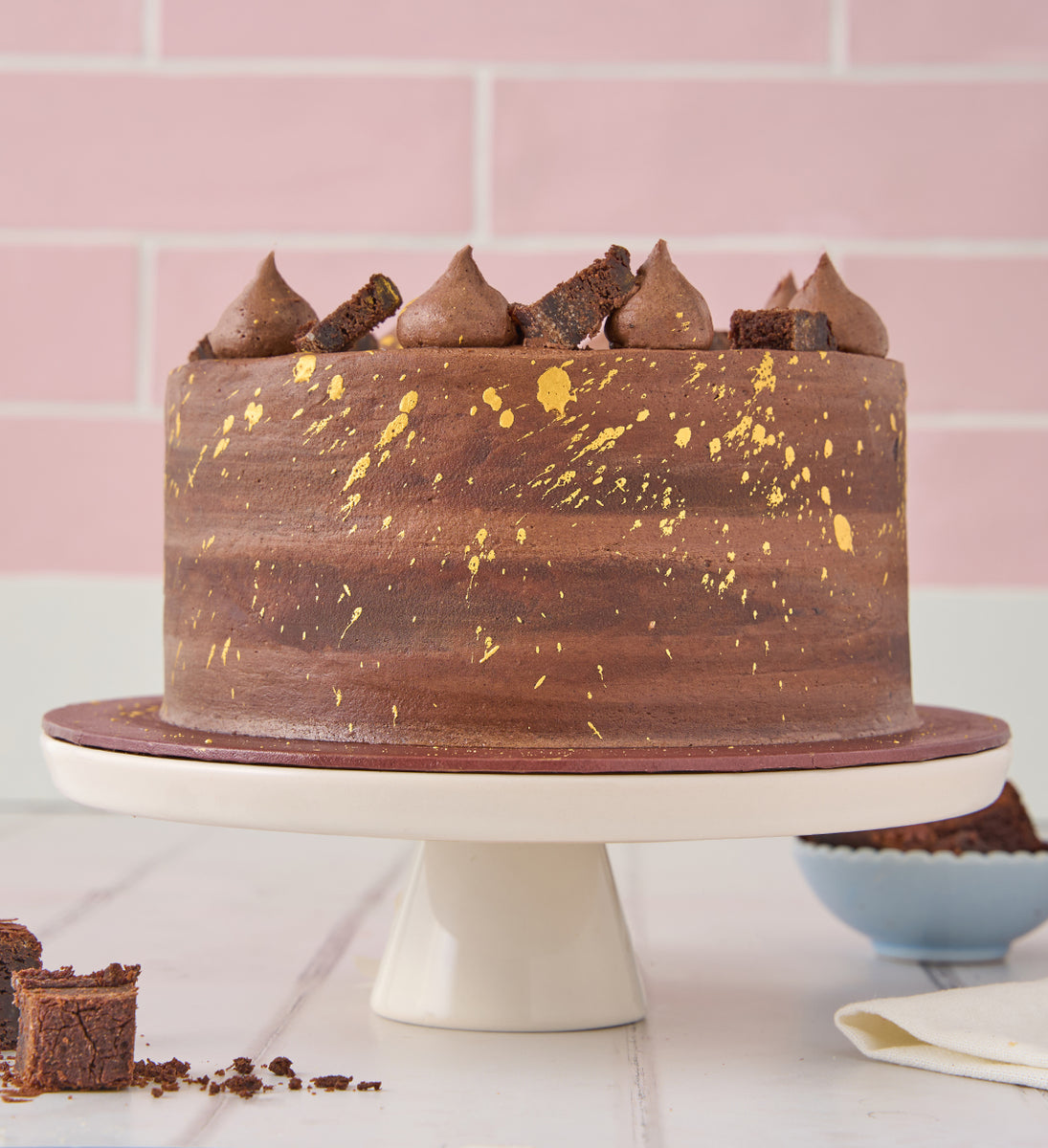 LolaS Mocha Brownie Cake