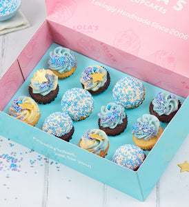 Blue Mini Cupcake Box - 2nd image