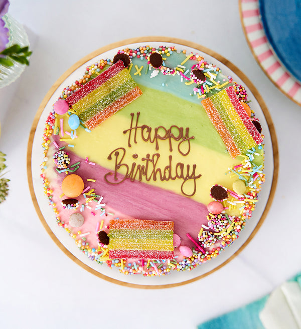 Rainbow Sprinkle Nationwide Cake