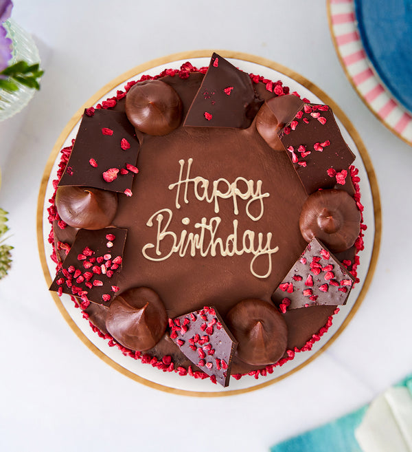 Chocolate and Raspberry Nationwide Cake