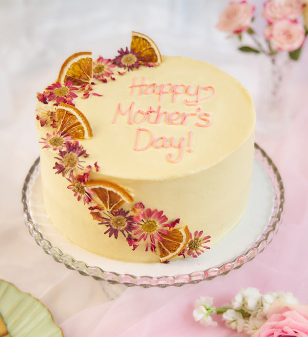 Mothers Day Floral Layer Cake